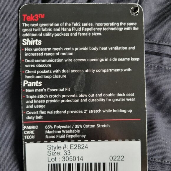 Tek3 Poly/Cotton Twill Cargo Shorts. - Picture 5 of 8